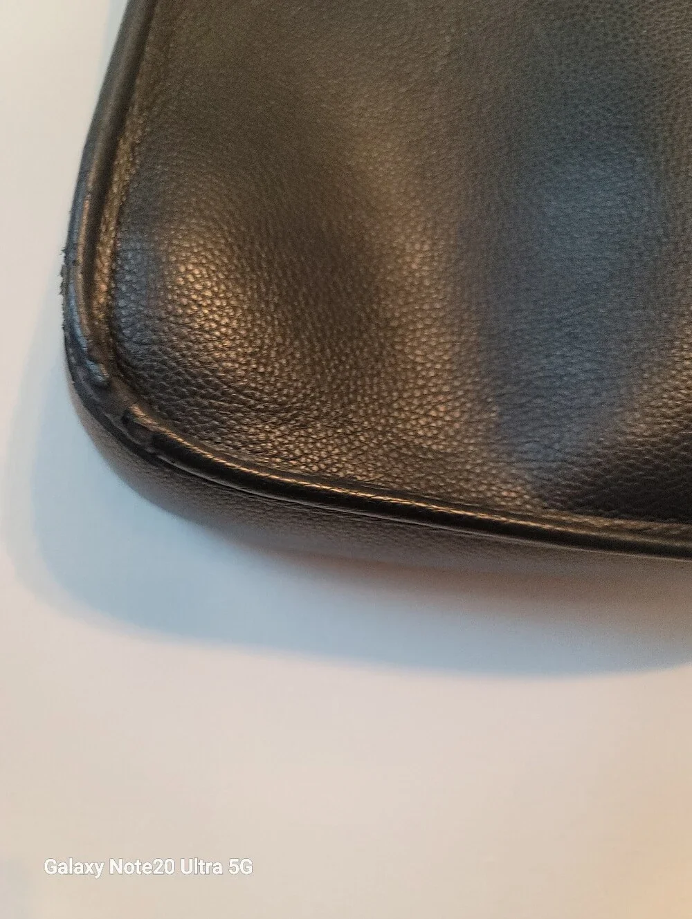Guess Black Leather Crossbody Messenger Bag with Gold Logo